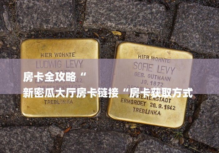 房卡全攻略“
新密瓜大厅房卡链接“房卡获取方式 