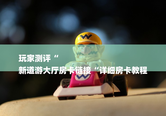 玩家测评“
新道游大厅房卡链接“详细房卡教程