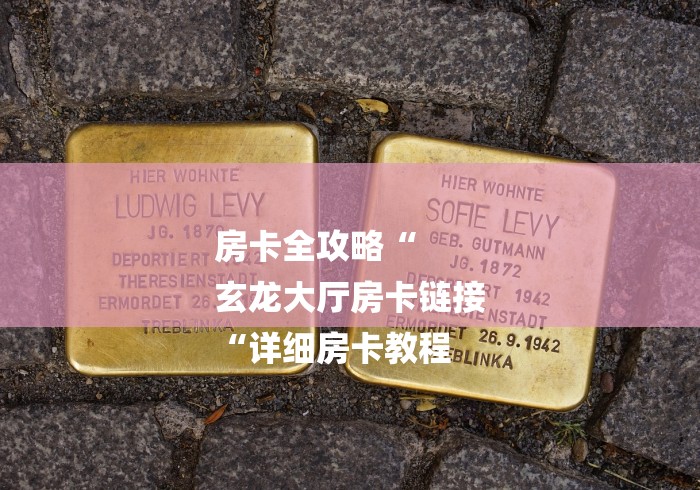 房卡全攻略“
玄龙大厅房卡链接
“详细房卡教程