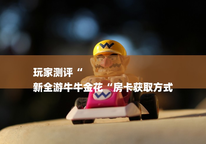 玩家测评“
新全游牛牛金花“房卡获取方式