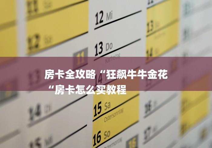 房卡全攻略“狂飙牛牛金花
“房卡怎么买教程