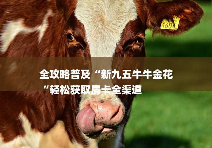 全攻略普及“新九五牛牛金花
“轻松获取房卡全渠道