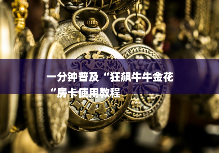 一分钟普及“狂飙牛牛金花
“房卡使用教程