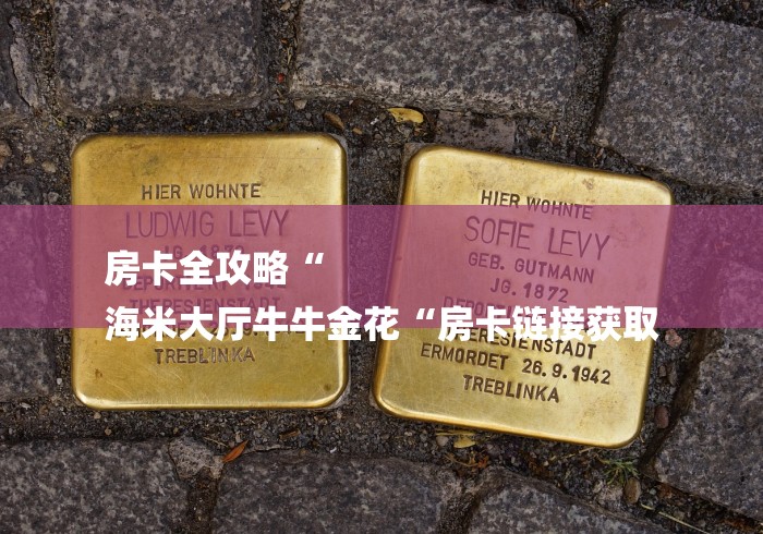 房卡全攻略“
海米大厅牛牛金花“房卡链接获取